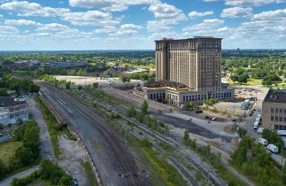 Michigan Central Aerial View